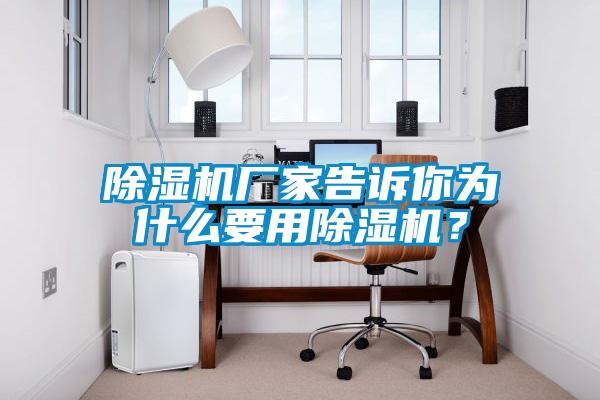 除濕機廠家告訴你為什么要用除濕機？