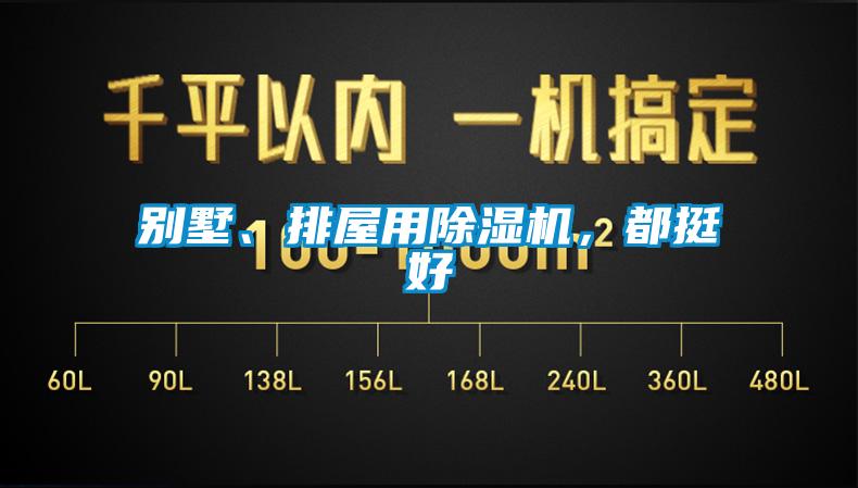 別墅、排屋用除濕機，都挺好