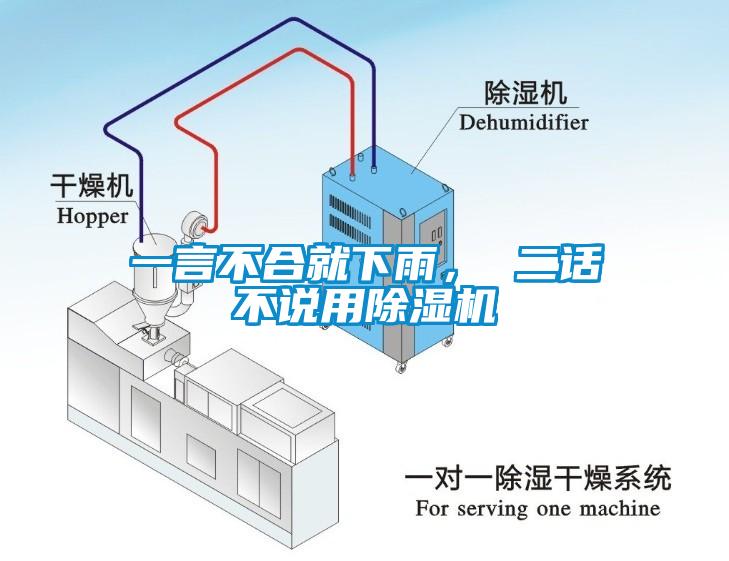 一言不合就下雨， 二話不說(shuō)用除濕機(jī)