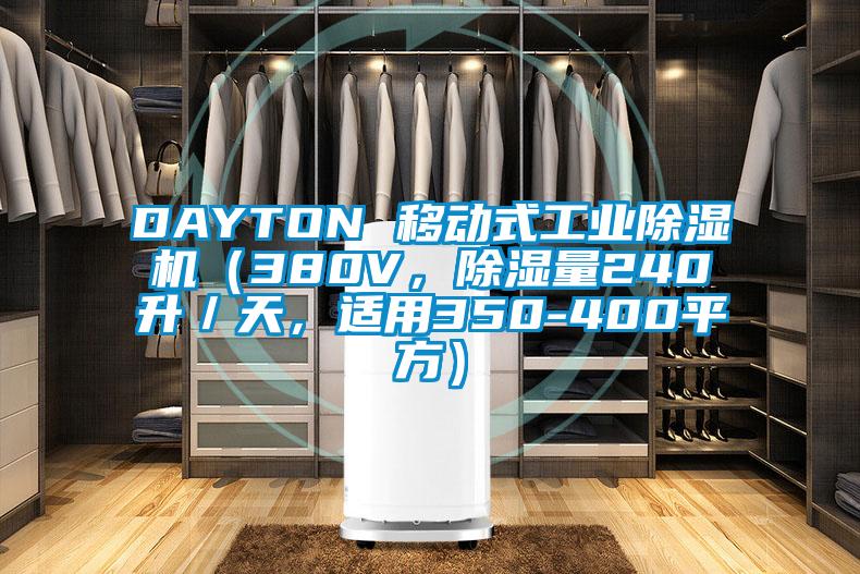 DAYTON 移動式工業(yè)除濕機（380V，除濕量240升／天，適用350-400平方）