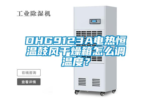 DHG9123A電熱恒溫鼓風(fēng)干燥箱怎么調(diào)溫度？