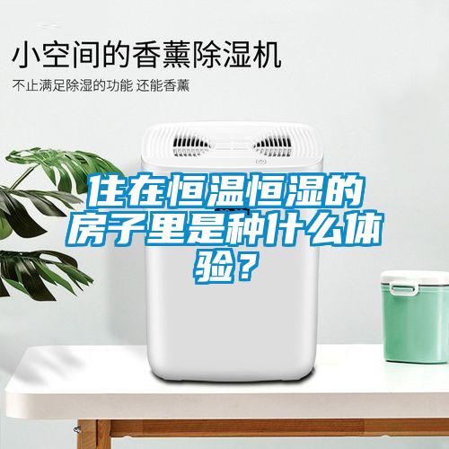 住在恒溫恒濕的房子里是種什么體驗(yàn)？