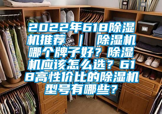 2022年618除濕機推薦 ｜ 除濕機哪個牌子好？除濕機應該怎么選？618高性價比的除濕機型號有哪些？