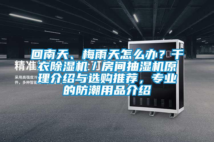 回南天、梅雨天怎么辦？干衣除濕機(jī)／房間抽濕機(jī)原理介紹與選購?fù)扑]，專業(yè)的防潮用品介紹