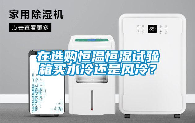 在選購恒溫恒濕試驗(yàn)箱買水冷還是風(fēng)冷？