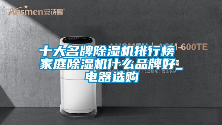 十大名牌除濕機(jī)排行榜 家庭除濕機(jī)什么品牌好_電器選購