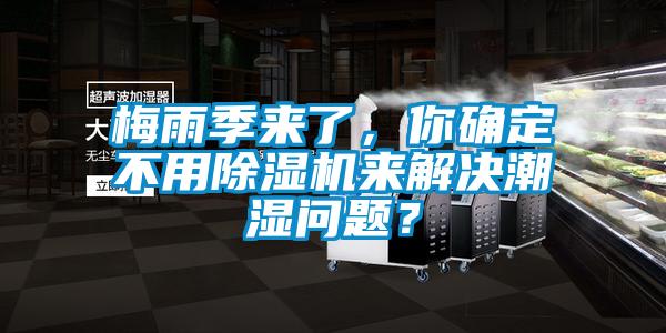 梅雨季來了，你確定不用除濕機(jī)來解決潮濕問題？