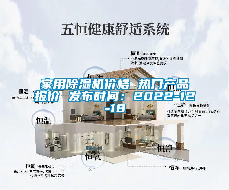 家用除濕機價格 熱門產(chǎn)品報價 發(fā)布時間：2022-12-18