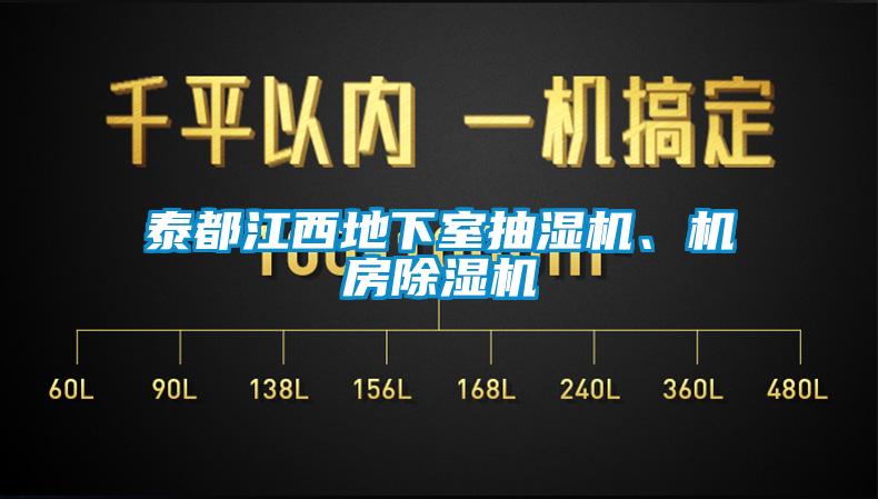 泰都江西地下室抽濕機、機房除濕機