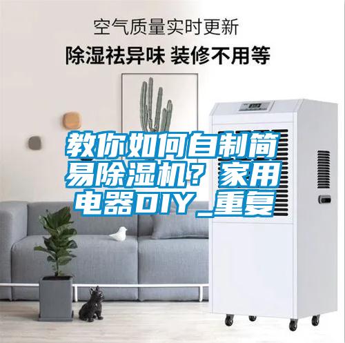 教你如何自制簡易除濕機？家用電器DIY_重復