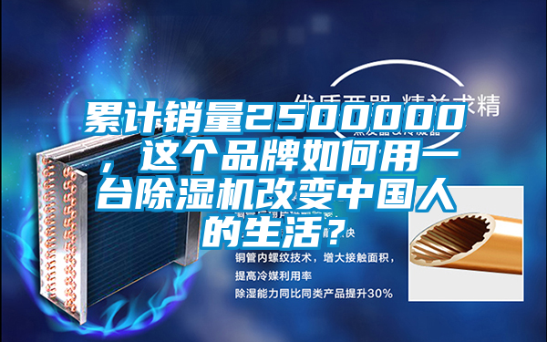 累計銷量2500000，這個品牌如何用一臺除濕機(jī)改變中國人的生活？