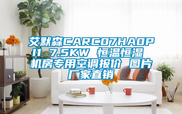 艾默森CARC07HA0PI1 7.5KW 恒溫恒濕 機(jī)房專用空調(diào)報(bào)價 圖片廠家直銷