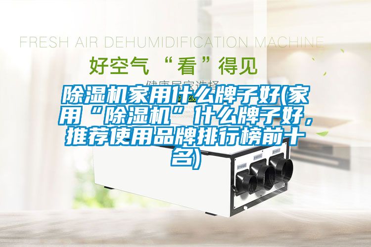 除濕機家用什么牌子好(家用“除濕機”什么牌子好，推薦使用品牌排行榜前十名)