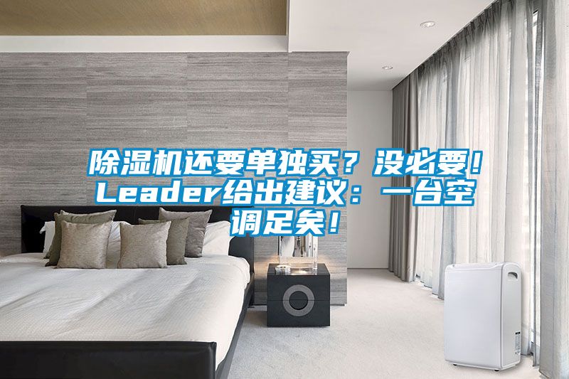 除濕機(jī)還要單獨(dú)買？沒必要！Leader給出建議：一臺空調(diào)足矣！